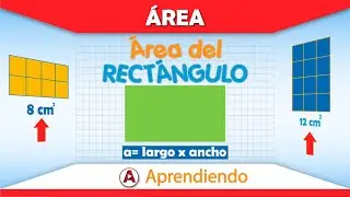 🔷📐Área del rectángulo en 4 minutos | ¿CÓMO CALCULAR EL ÁREA DEL RECTÁNGULO? | SÚPER FÁCIL