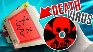 Killing ALL JOB BOTS with a NEW EVIL DEATH VIRUS!!?! (Job Simulator VR MODS)