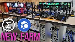 NEW FLUX AND ERGO GPU Mining Farm Tour