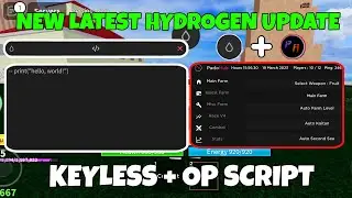 NEW HYDROGEN EXECUTOR LATEST UPDATE (FIX ALL BUGS) TUTORIAL HOW TO USE & DOWNLOAD