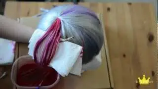 Dyeing a Section of your Wig- Sharpie Method