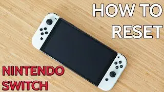 How to Reset Nintendo Switch OLED Lite Factory Wipe | How to Tutorial