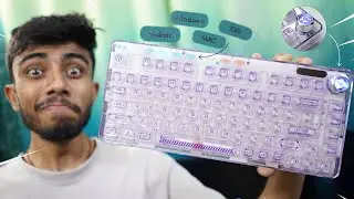 I Tried Most Expensive Transparent Keyboard!🤯 Best Mechanical Keyboard With Dilar & Mode