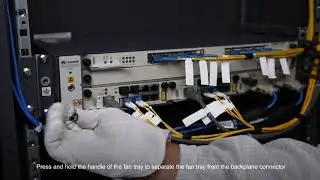 Replacing a Huawei MA5608T Fan Tray