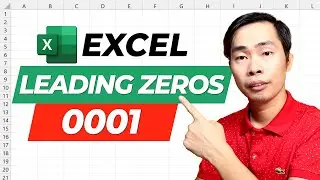 Format Number in Excel with Leading Zero - Add Leading Zeros in Excel