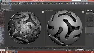 3D Tutorial | Modeling A Linked Star Ball | 3dsmax