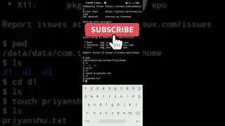 Create new text or .txt files 😱 on Android using Termux #shorts #computereducation #termux #android