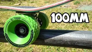 100mm ALL TERRAIN SKATEBOARD WHEELS!!!