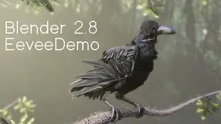 Forest Raven - Blender 2.8 Eevee Demo