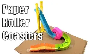 Paper Roller Coasters - Fun STEM Activity!