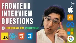 Frontend Interview Question and Answer with a FAANG Software Engineer - Modal Overlay | frontendeval