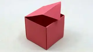 How to Make Paper Box That Opens And Closes - Easy Paper Gift Box Origami