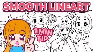 HOW I DRAW CRISP LINEART - TUTORIAL