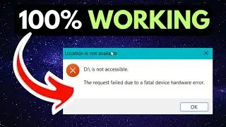 How to Fix The Request Failed Due To A Fatal Device Hardware Error