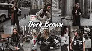 Dark Brown - Lightroom Mobile Presets | Brown Preset | Brown Filter | Dark Brown Preset