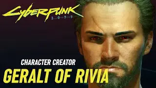 HOW TO LOOK LIKE GERALT OF RIVIA IN CYBERPUNK 2077 (Character Creator) The Witcher