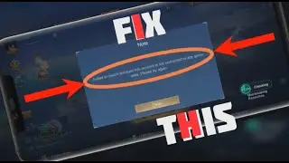 Fix Failed To Switch Because This Account Is Not Connected To Any Other Game Data In Mobile Legends