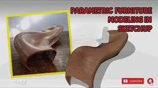 Parametric Furniture Modeling in SketchUp (speed modeling)