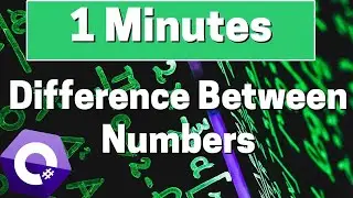 Get Difference Between Numbers  | C# Tutorial