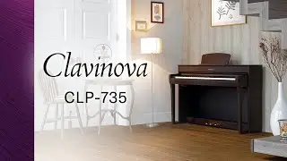 Yamaha Clavinova CLP-735 Digital Piano Overview