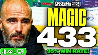 Maresca's MAGIC 433 FM24 Tactics! (95% Win Rate!) | Best FM24 Tactics!