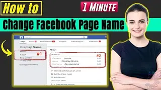 How to Change Facebook Page Name 2024