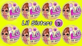 L.O.L. Surprise! Dolls New Series 3 Lil Sisters Color Change Baby Babysit Playmobil Barbie Unboxed
