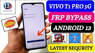 BOOM ! Vivo T1/T1 Pro 5g FRP Bypass Android 13 Without PC | Vivo T1/T1 Pro 5G Bypass FRP last update