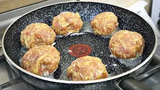 Когда мало фарша добавляю это в котлеты! Вкус  непередаваемый.  Как приготовить котлеты с картошкой?