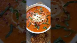 Roasted tomato soup 🍅 #recipe