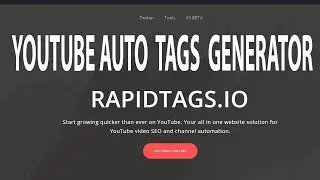 RapidTags.io: The Must-Have SEO Tool for YouTube Creators