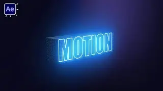 3D Neon Text Animation | Element 3D + Saber | After Effects Tutorials