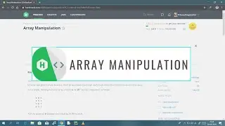 Hackerrank Problem Solution || Array Manipulation || Python