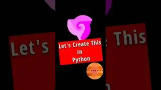 Moving Spiral | Master Python @vishwottam_academy #shorts #python #PythonSeekhCareerBana