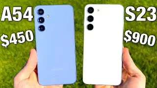 Samsung Galaxy S23 vs Galaxy A54 Real Life User Comparison!