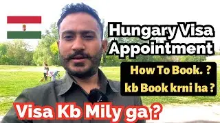 Free of cost book Hungary Embassy Appointment 2024  step by step guide How to book your Appointment