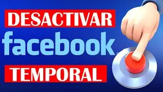 Cómo SUSPENDER una CUENTA de FACEBOOK TEMPORALMENTE 2024❌