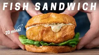 The Easy Beer Battered Fish Sandwich Recipe You'll Actually Make