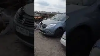 Кладбище авто в Буче после оккупации россиянами #Буча
