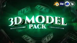 3D MODEL PACK IS HERE! Add Crazy 3D Model to your Videos now...