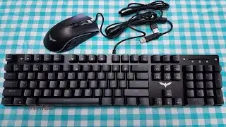 Unbox Havit Mechanical Keyboard HV-KB393L and Mouse HV-MS733 Combo | Unintentional ASMR