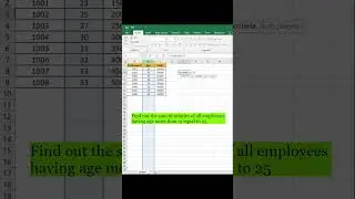 SUMIF function excel  #exceltutorial #advanceexcel #exceltutorial