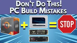 🚨Don't Make these PC Build Mistakes🚨 Oct Boost My PC Build 2021 #2