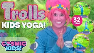 Trolls | A Cosmic Kids Yoga Adventure! 🍄 Trolls Videos for Kids