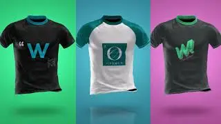T-shirt - 5 Scenes Mockup Template - Animated Mockup PREMIERE Premiere Pro Template