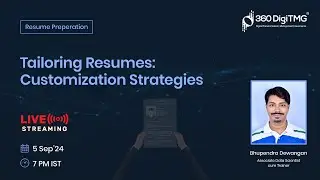 Resume Building | 5th August | 360DigiTMG