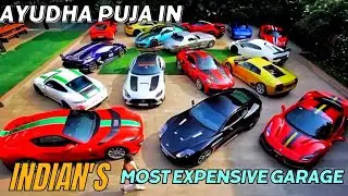 Ayudha Puja in India's Most Expensive Garage | bren garage | 2023 ayudha puja | Supercars india