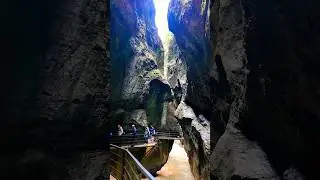 Aareschlucht #Switzerland Walking tour 4K exploración #travel #touristattractions #europe