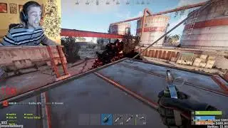 XQC kills bradley with F1 grenades [ OTV Rust Highlights ]