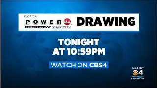 Watch The $1 Billion Powerball Jackpot Drawing Tonight On CBS 4 Miami